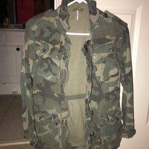 Free People Jackets & Coats - Free People camo utility jacket Free People Jackets & Coats - Free People camo utility jacket